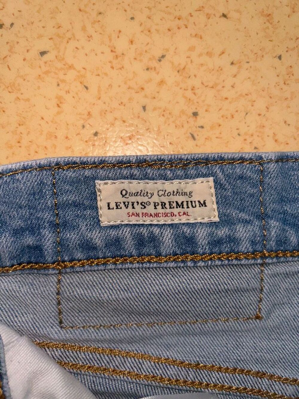 Jeans bleu Lewi Straus &amp; Co W28 L32 Lot 512 Vêtements