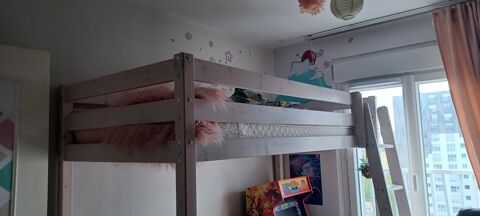 Lit mezzanine pin massif 1p bon �tat 70 Antony (92)