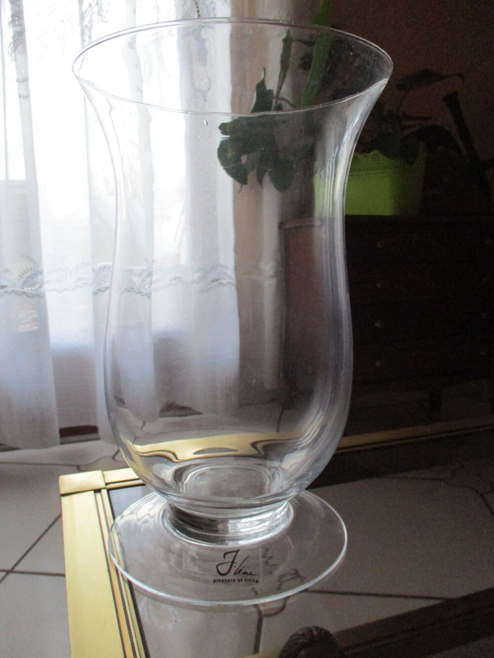 Vase ou photophore en verre Dcoration