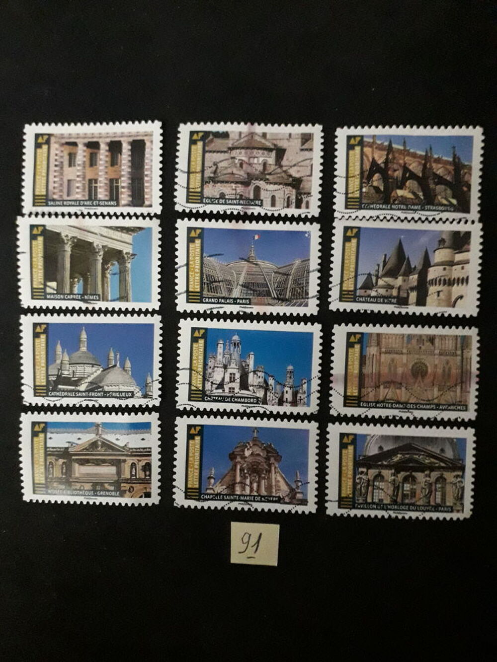 3S&eacute;ries compl&egrave;tes de timbres 0,40 € la s&eacute;rie.88/89/91 