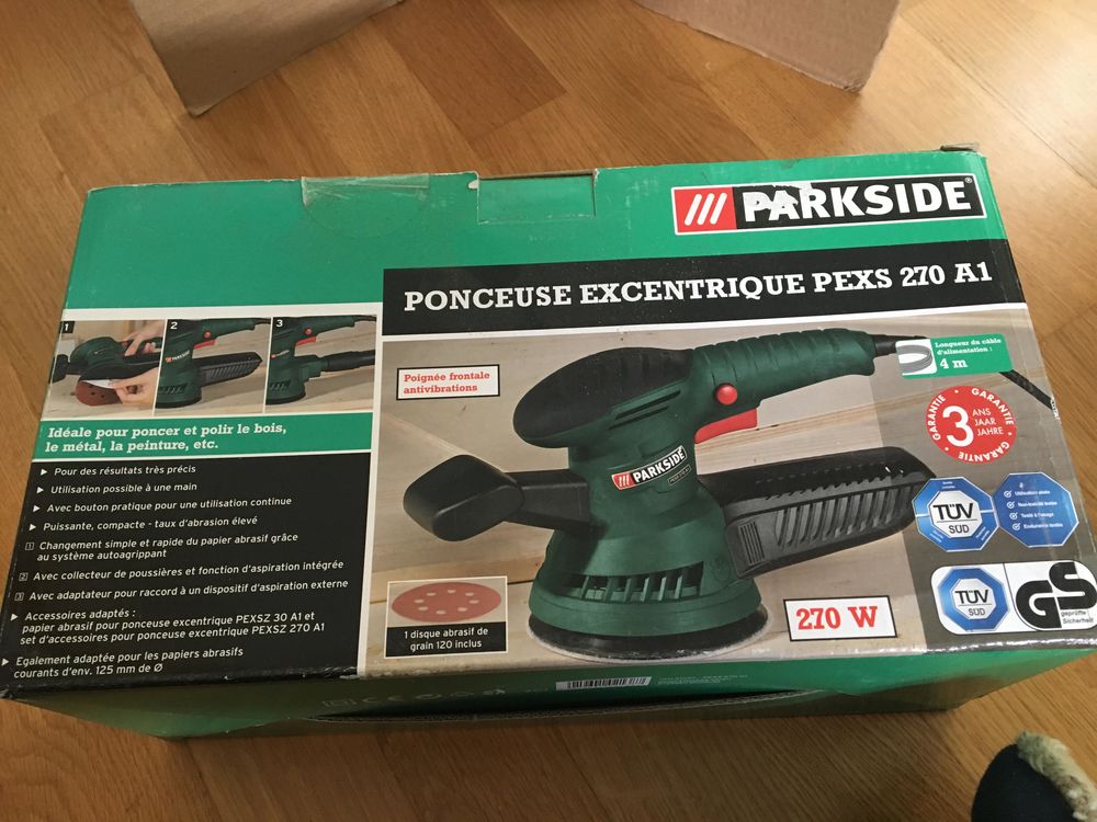 PARKSIDE® Ponceuse excentrique »PSS/PEXS 270 C3«, 270 W