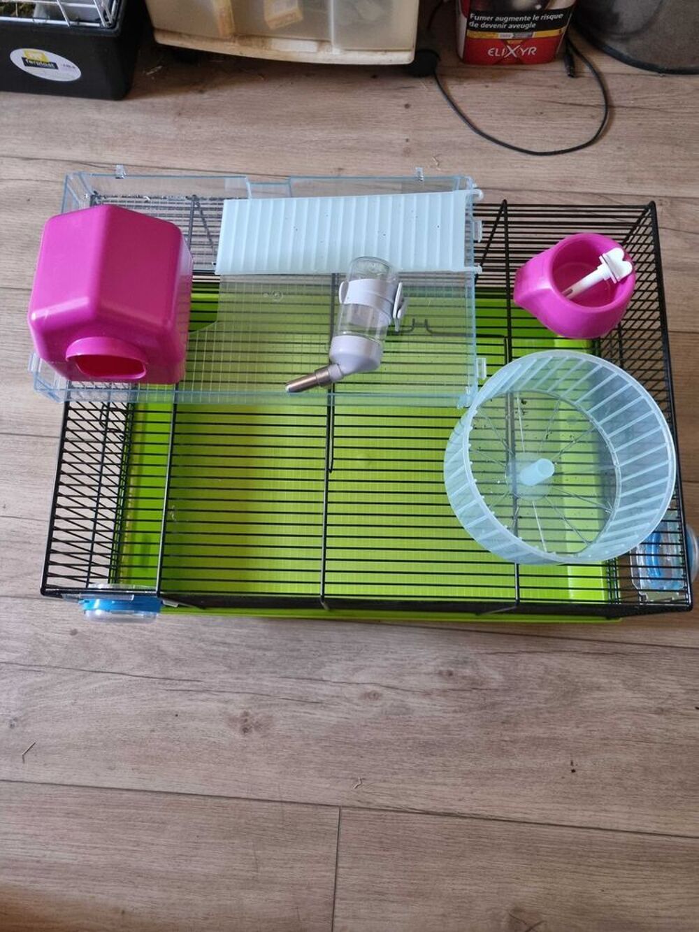 Cage pour hamster Jardin