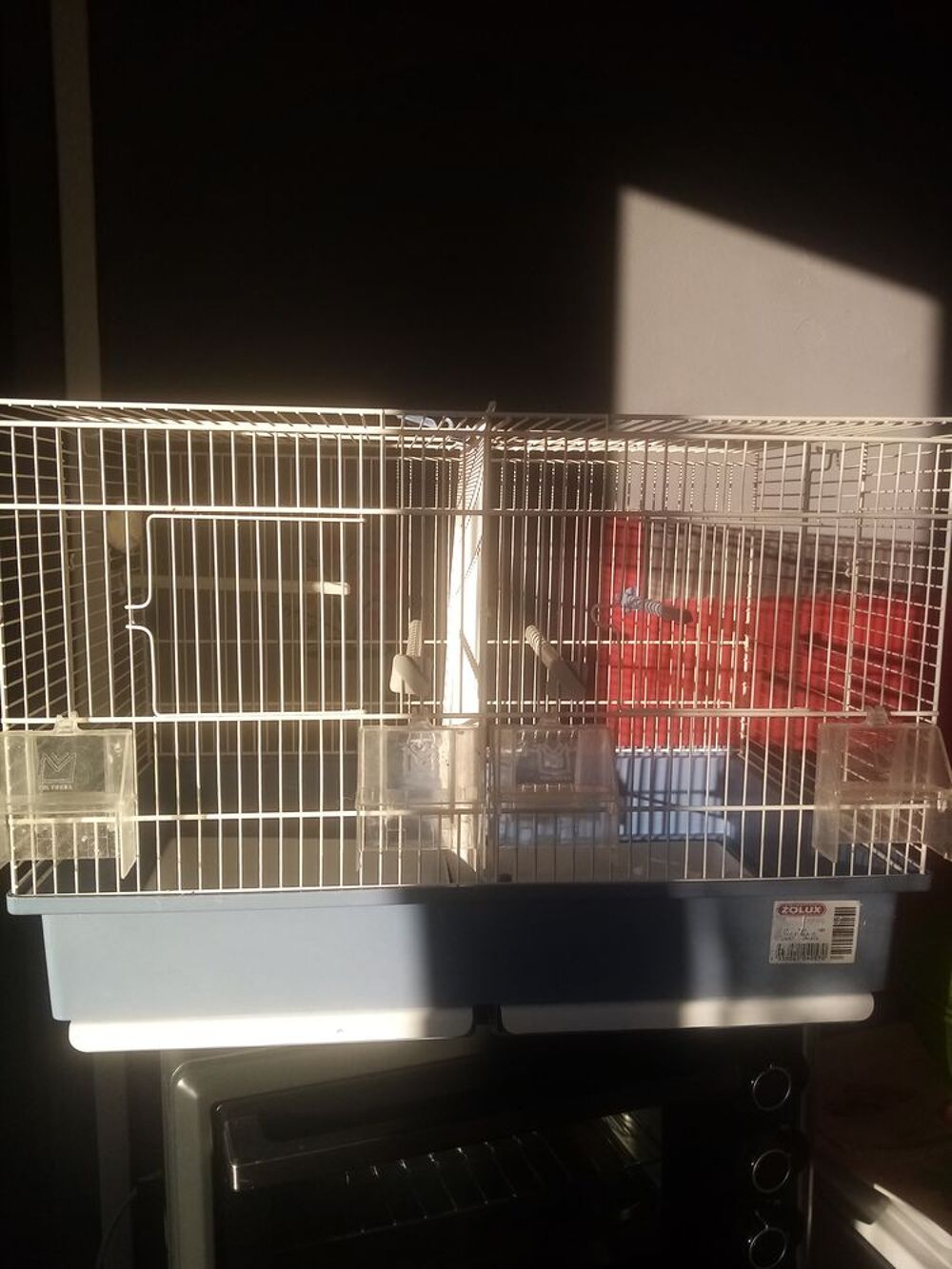   Cage double zoluxe 60cm
