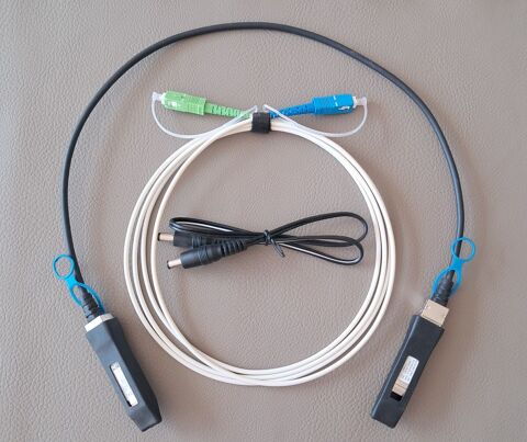 ensemble de c�bles pour freebox : alimentation / jarreti�re 6 Carnon Plage (34)