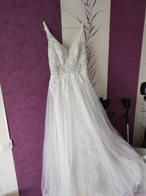 Robe de marie blanche ros 450 Lennon (29)