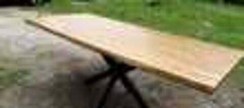 Table fr&ecirc;ne massif live edge Meubles
