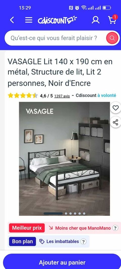 lit et matelas C�ret (66)