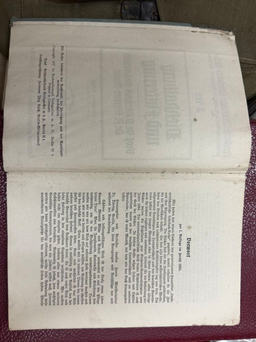 Livre allemand 1937 WW2 