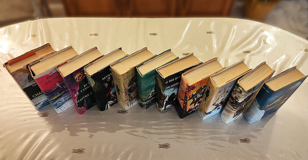 Lot de 10 Livres Collection "Le Grand Jules Verne illustr&eacute;" Livres et BD