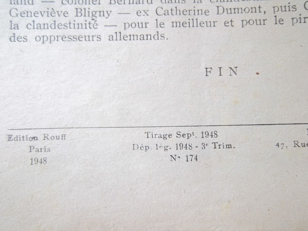 revue collection militaire "patrie" N&deg;70 1948 vintage 