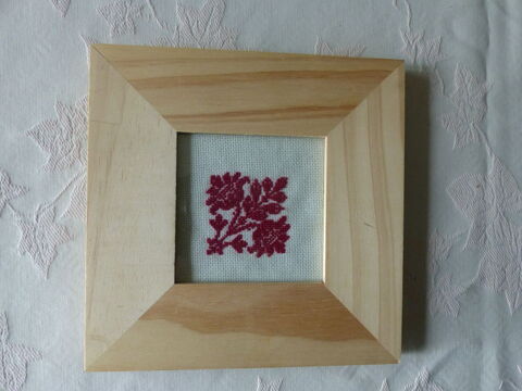 cadre POINT de croix - tour en bois clair 12 Roclincourt (62)