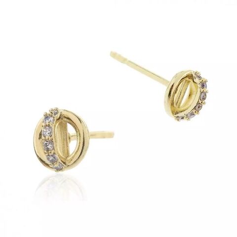 Boucles d'oreilles en acier chirurgical plaqu or 14 carats 6 Lezoux (63)