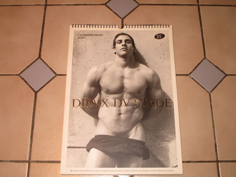 RUGBY CALENDRIER STADE FRANCAIS 2007"LES DIEUX DU STADE" 