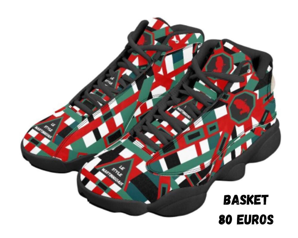 Basket le style martiniquais Chaussures