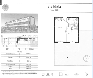  Appartement � louer 2 pi�ces 39 m�