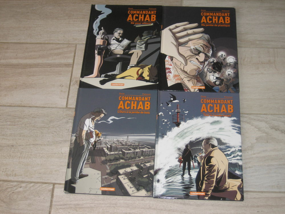 lot bd COMMANDANT ACHAB 1 A 4 CASTERMAN Livres et BD