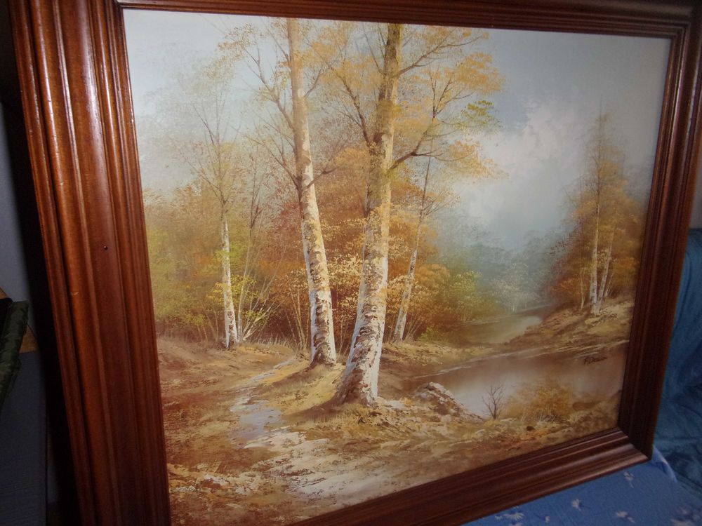 Tableau Huile sur Toile sign&eacute;e F .DRESSEN Décoration