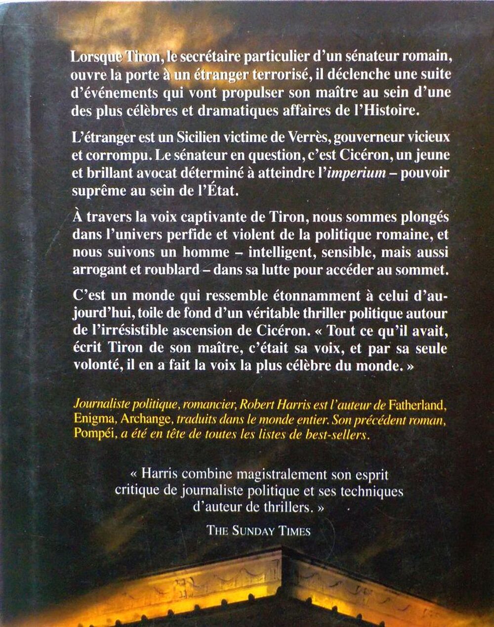IMPERIUM de Robert HARRIS Ed. Le Grand Livre du Mois Livres et BD