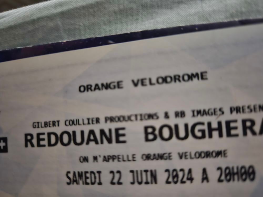 Redouane bougheraba Billetterie