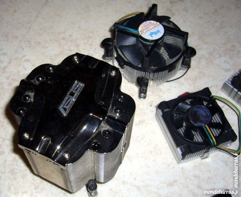 6 ventilateurs refroidisseurs ordinateurs diff. ma Matériel informatique