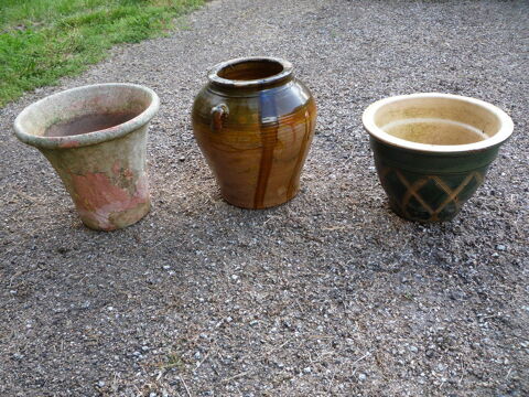 Pot en béton/vase terre vernissée 35 Castres (81)