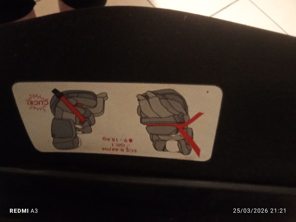 Si&egrave;ge auto 18 mois a 6 ans marque cybex isofix Puériculture