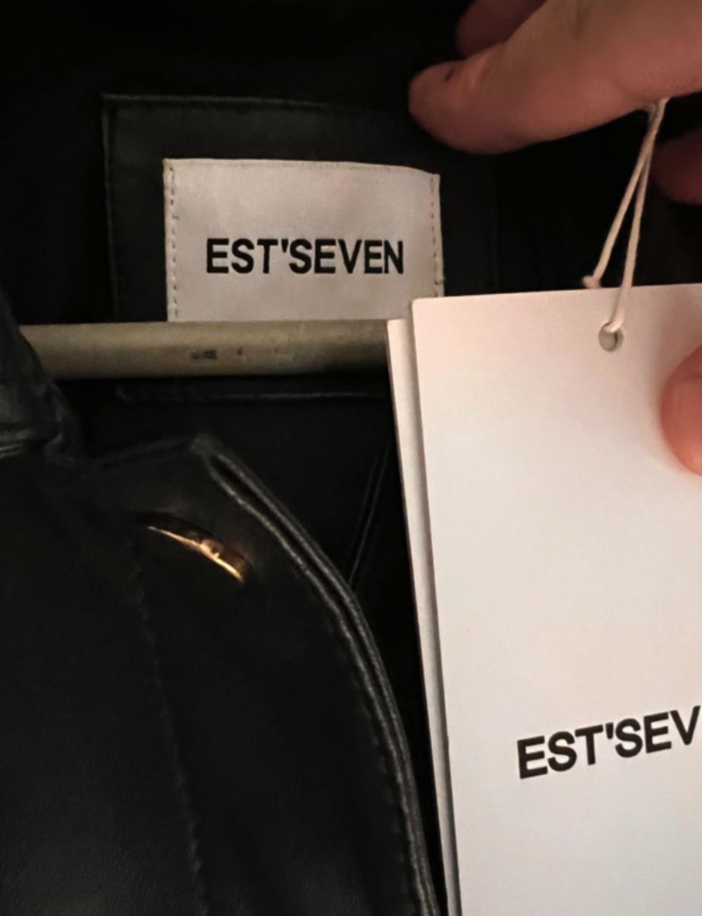 Gilet en cuir noir - Alter Ego - Taille XS - Neuf avec &eacute;tiqu Vêtements