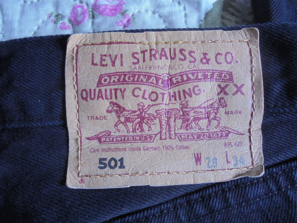 jeans levis strauss homme 501 taille W 29 L 34 Vêtements