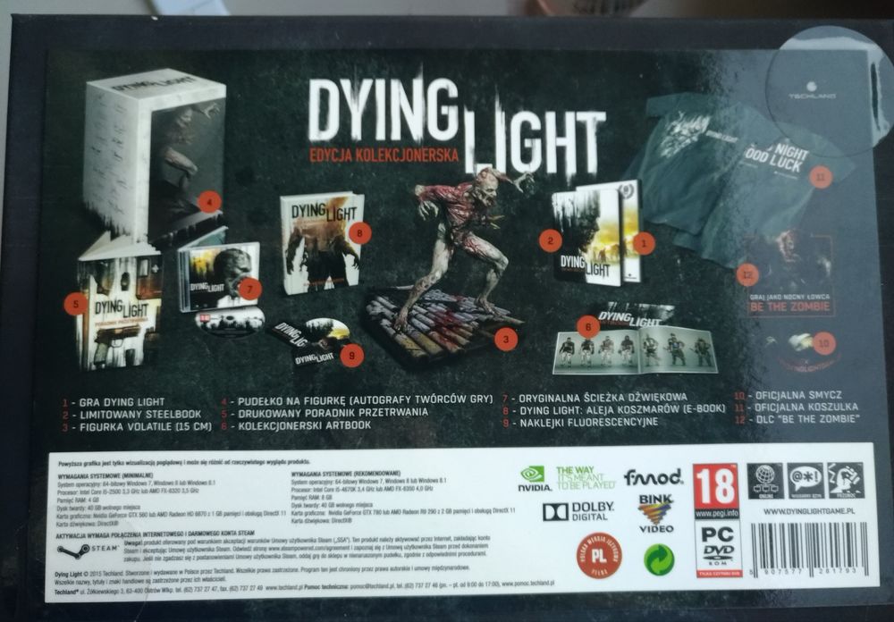 Dying Light PC DVD Rom Consoles et jeux vidéos