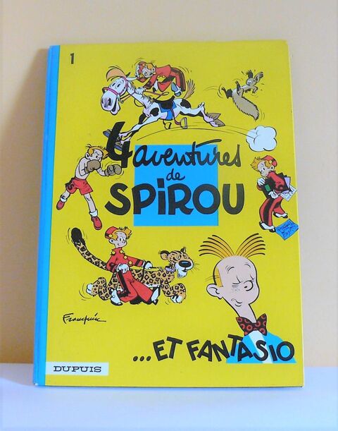4 aventures de Spirou et Fantasio - Franquin - Dos rond 24 Argenteuil (95)