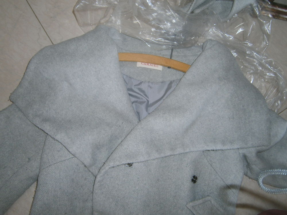manteau gris avec ceinture taille 40 Vêtements