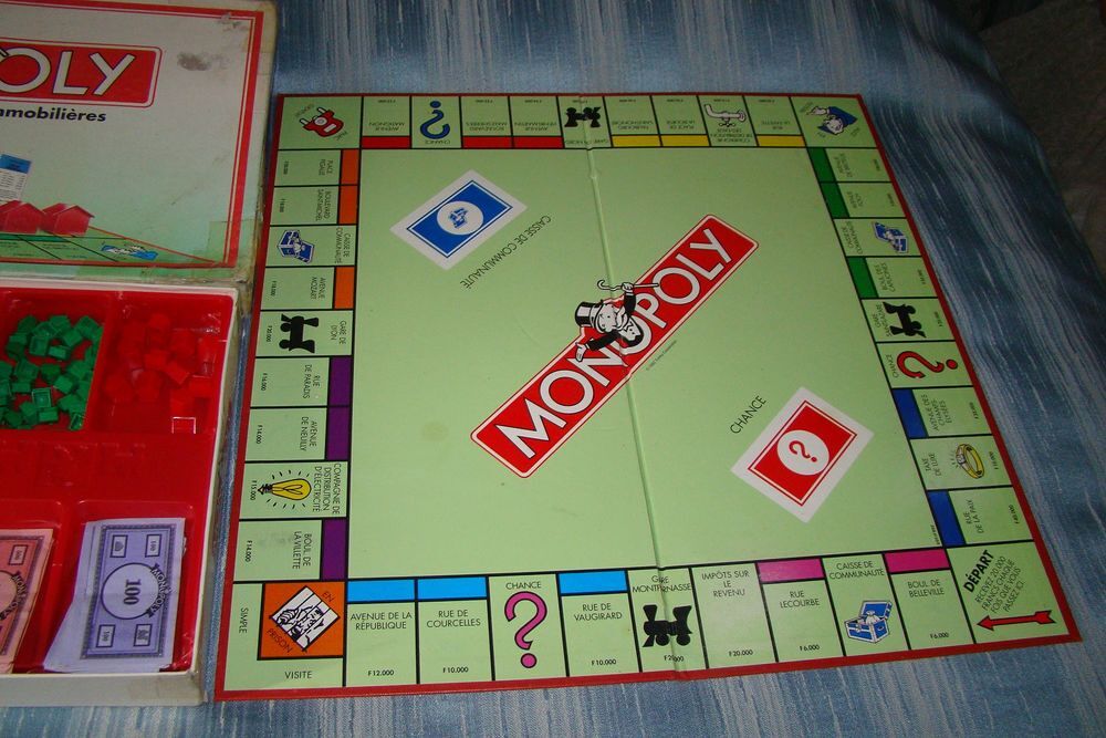 Jeu de Monopoly vintage ann&eacute;es 1990 Jeux / jouets