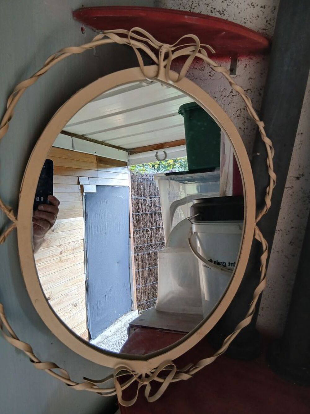MIROIR EN FER FORGE Décoration