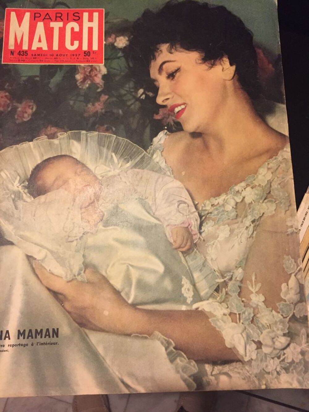 Paris Match; Lollobrigida &agrave; la une Livres et BD
