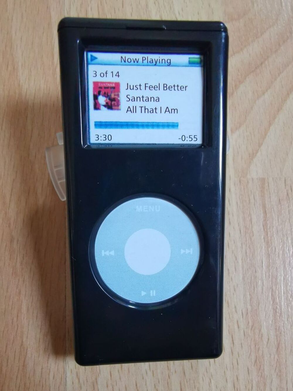 Coque en plastique noir pour ipod Audio et hifi
