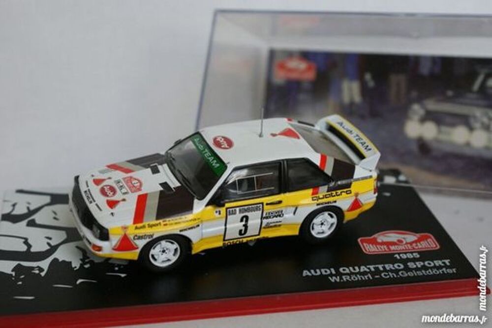 Audi Quattro Monte Carlo 1985 Ixo 1/43 Neuf boite Jeux / jouets
