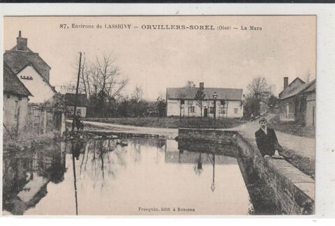 Dt  60 -  ORVILLERS-SOREL -La Mare.. 3 Doullens (80)