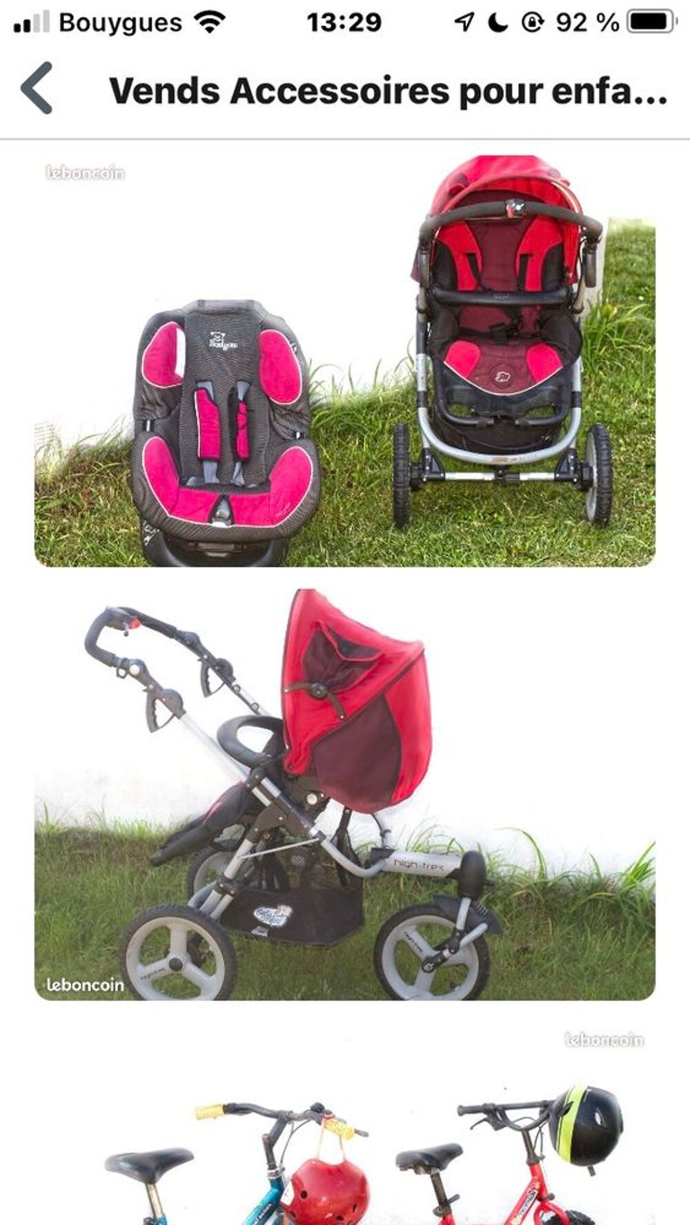 Accessoires BB et v&eacute;los enfants Puériculture