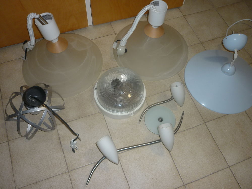 6 lustres pour 20 euros Décoration