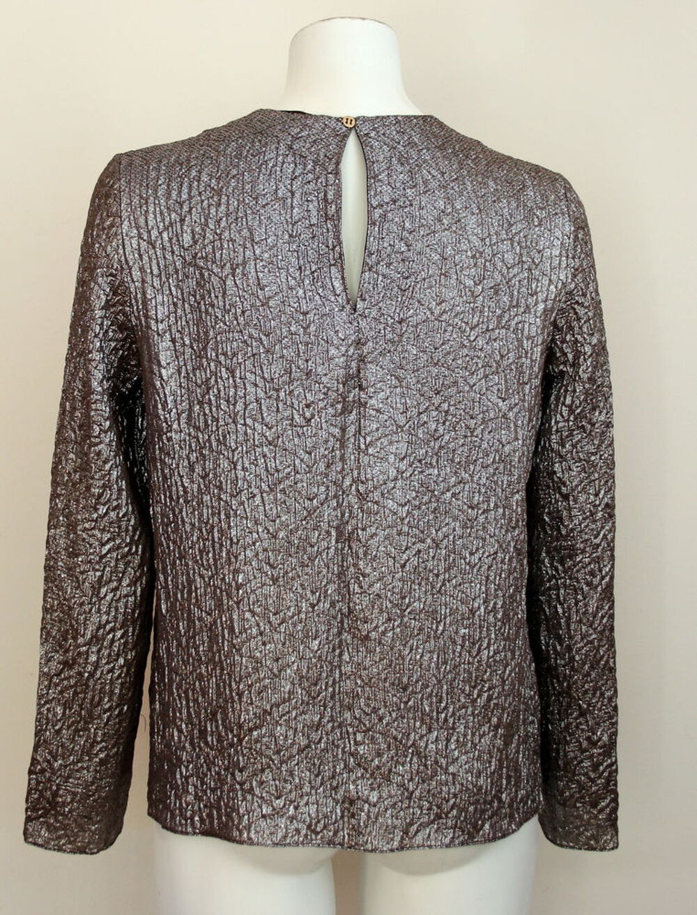Top lam&eacute; MAISON RABIH KAYROUZ T.36 Vêtements