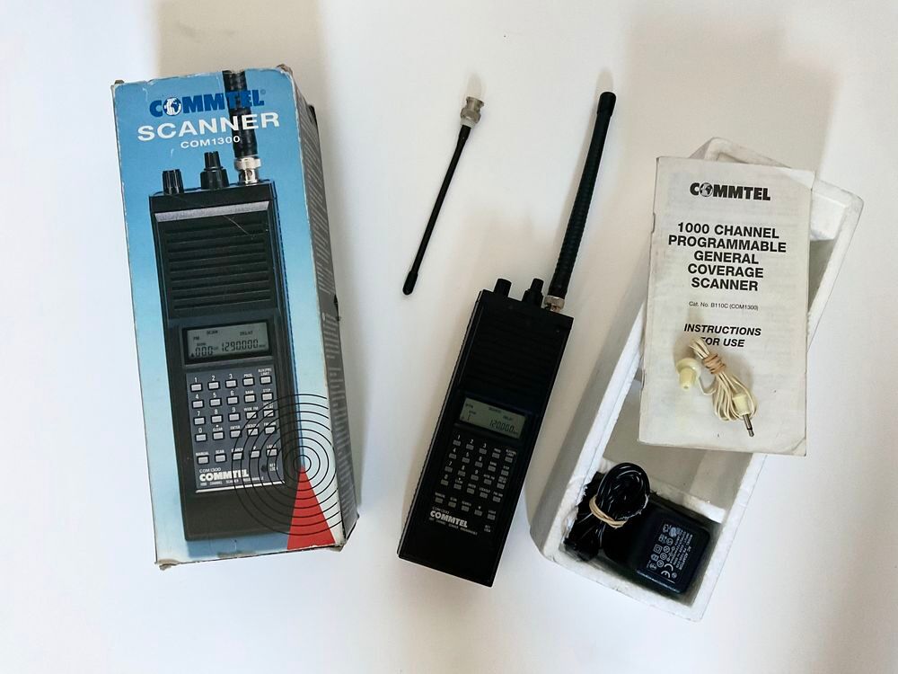 Radio Scanner Commtel COM 1300 - Complet Audio et hifi