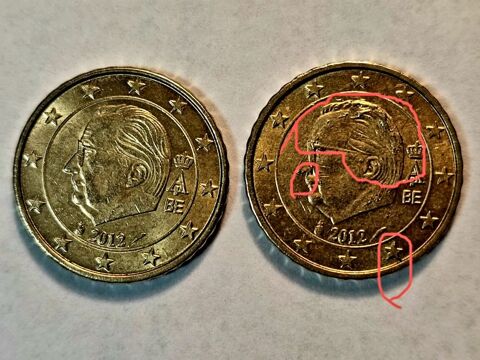 Pièces euros unique 175000 Paris 20 (75)