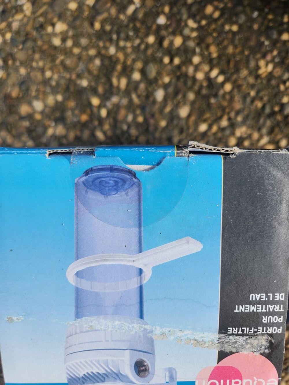 Porte-filtre pour traitement de l'eau Bricolage