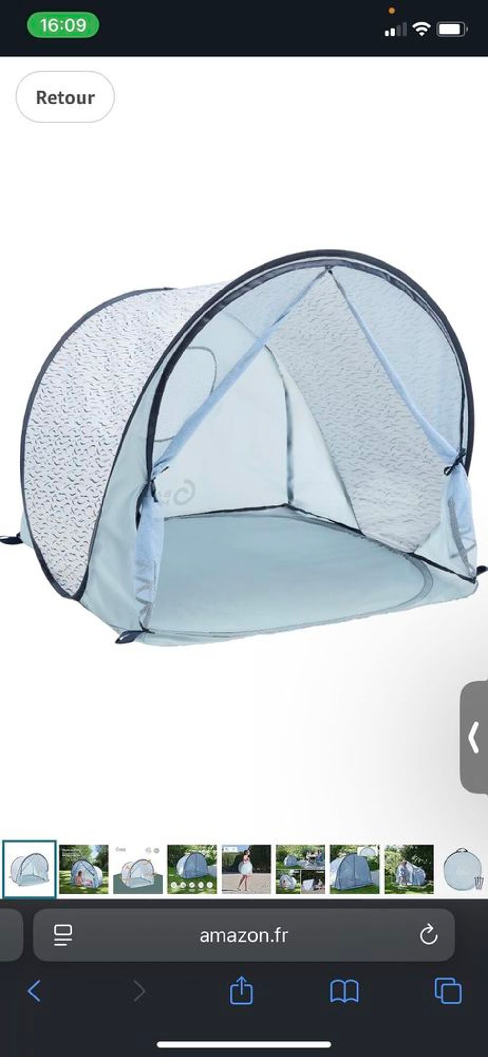 Tente anti UV BabyMoov Puériculture