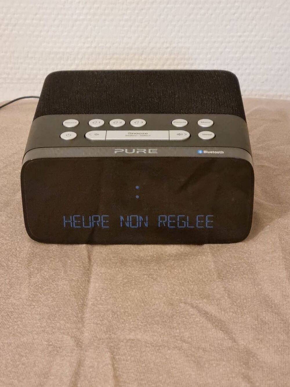 Radio Reveil Pure Siesta Rise S Graphite Bluetooth Audio et hifi