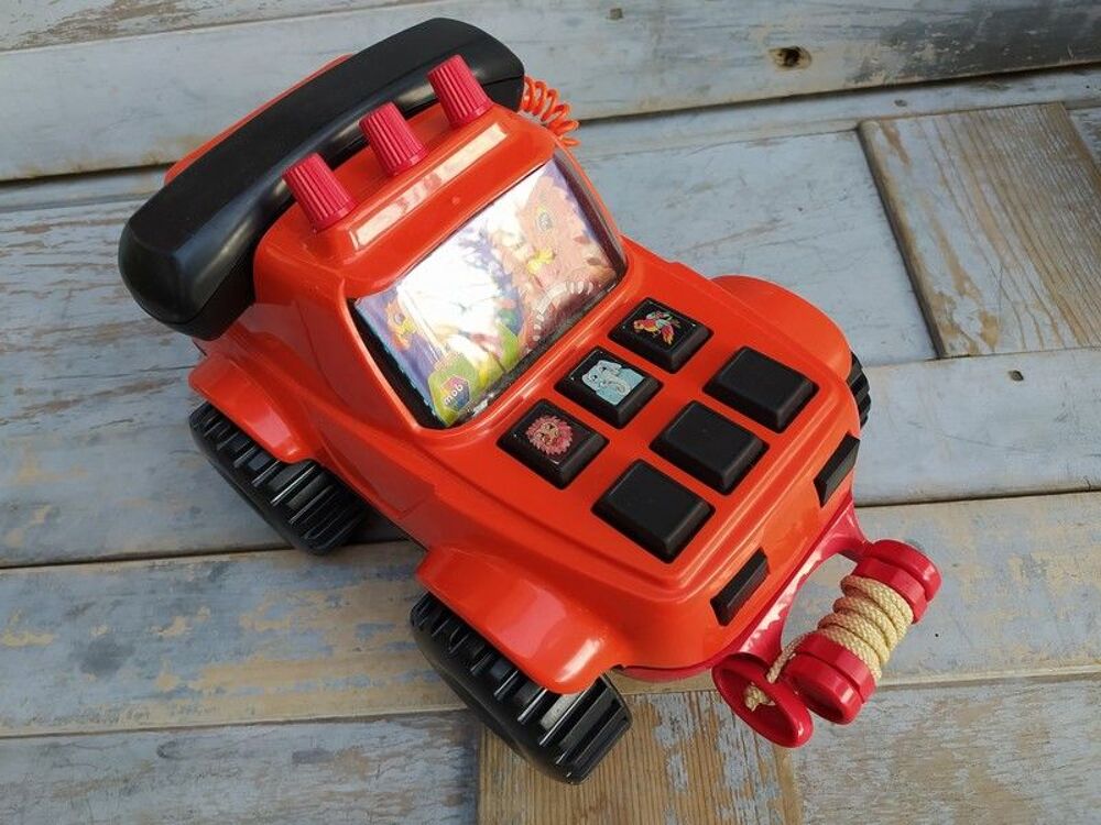 Jouet Vintage Smoby Auto Safari Ann&eacute;es 70/80 