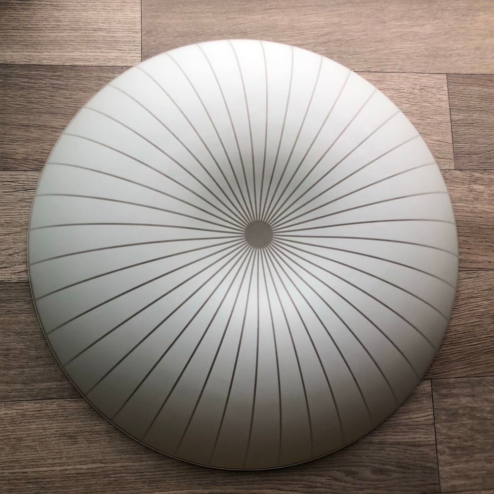 Plafonnier en verre rond diam&egrave;tre 50 cm CALYPSO IKEA Décoration