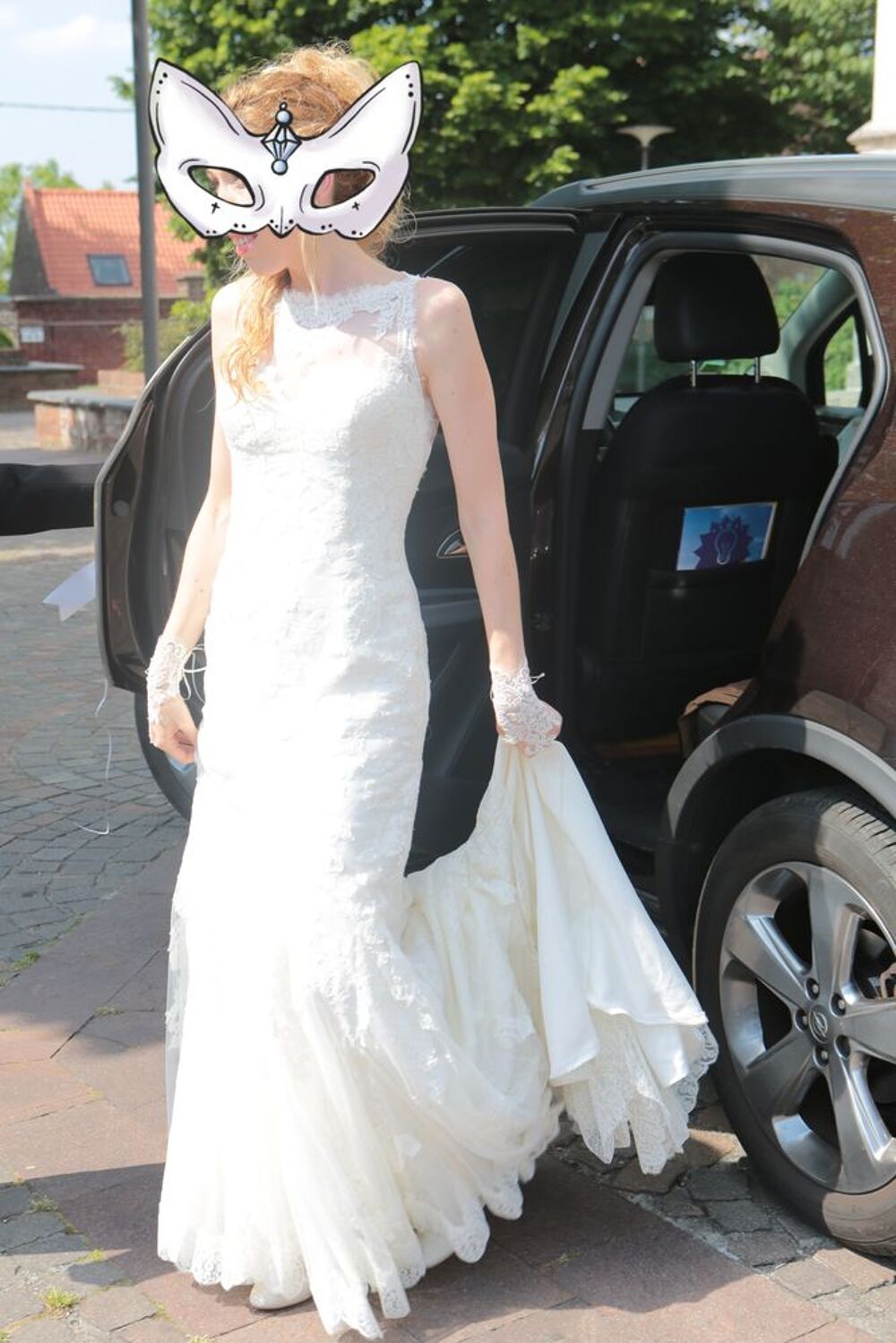 Magnifique Robe de Mari&eacute;e Sir&egrave;ne Ecru T38 Vêtements