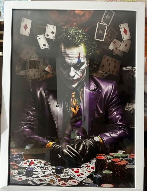 Cadre The Joker toile imprim� HD 50x70 cm Tours (37)