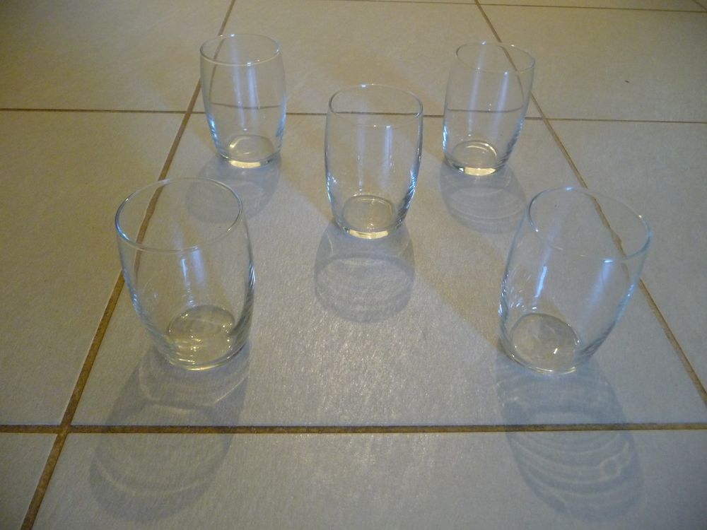 5 verrines ou petits verres - Neufs Décoration
